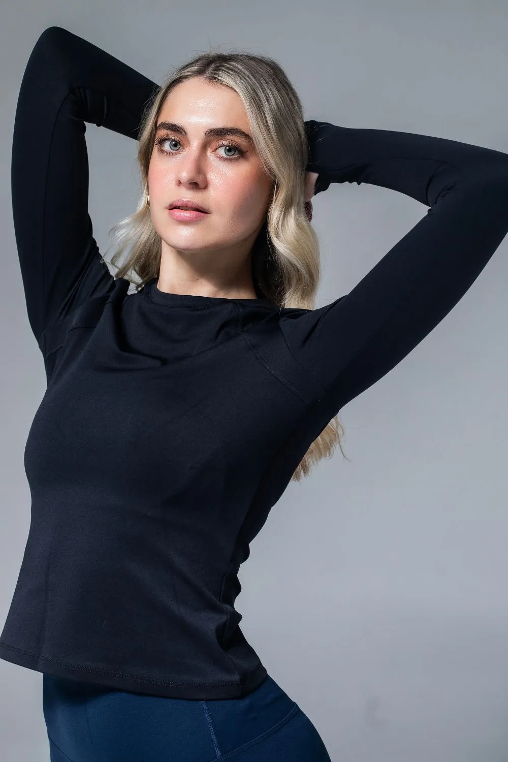 Photo Fit Fairy Mood Black Long Sleeve Tee