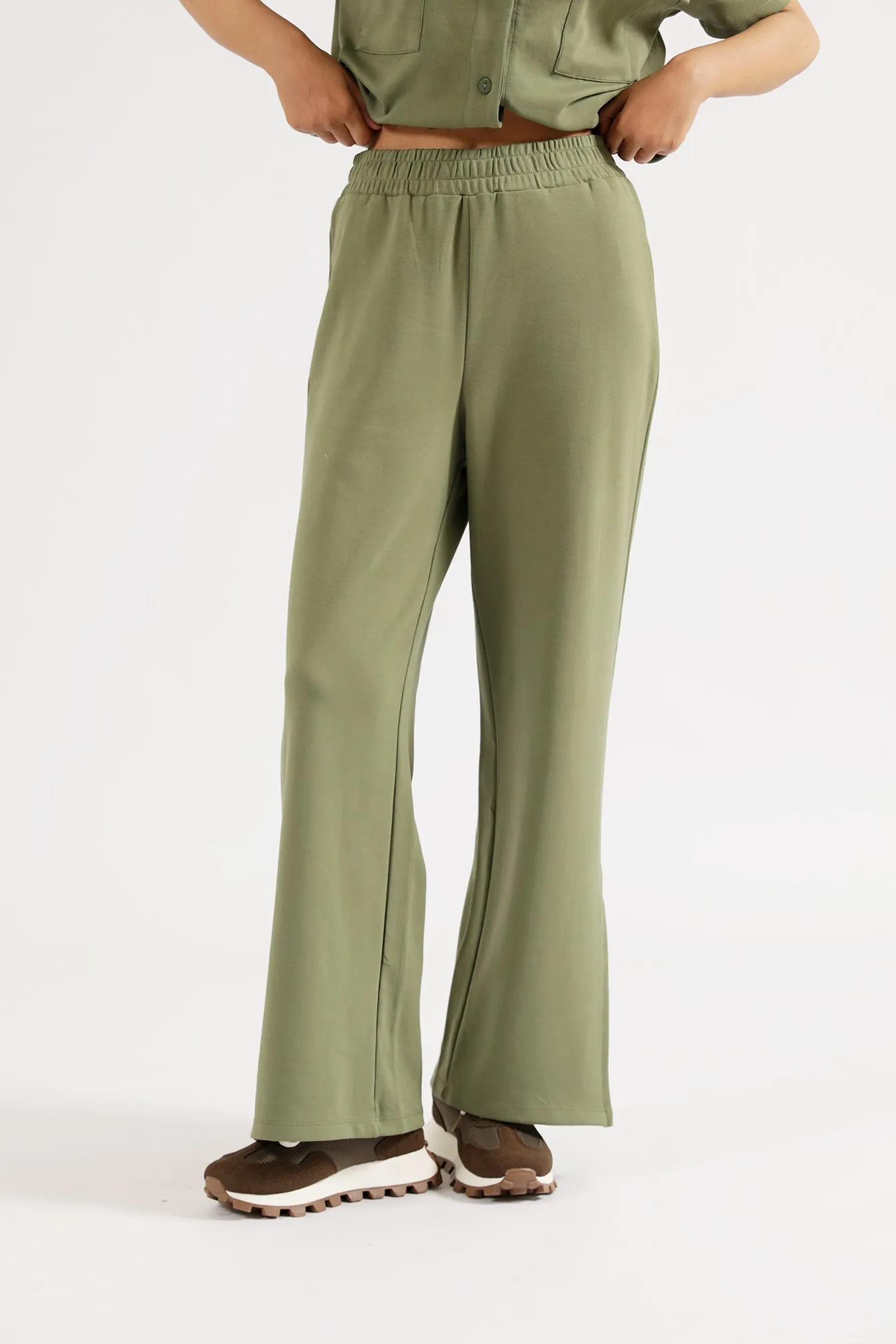Essential Wearable Basic Look WIDE LEG TROUSERS