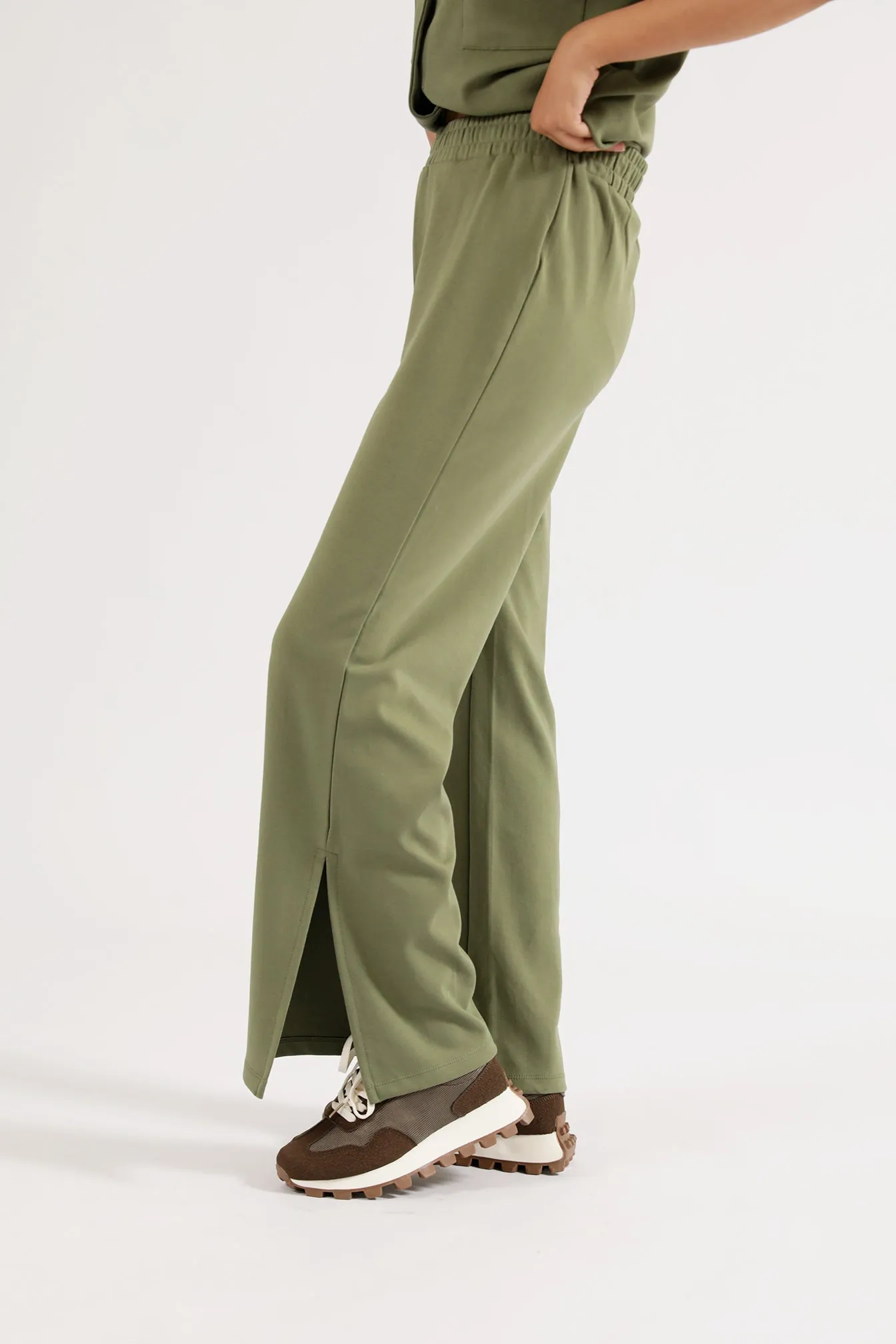 Casual Comfort Look WIDE LEG TROUSERS