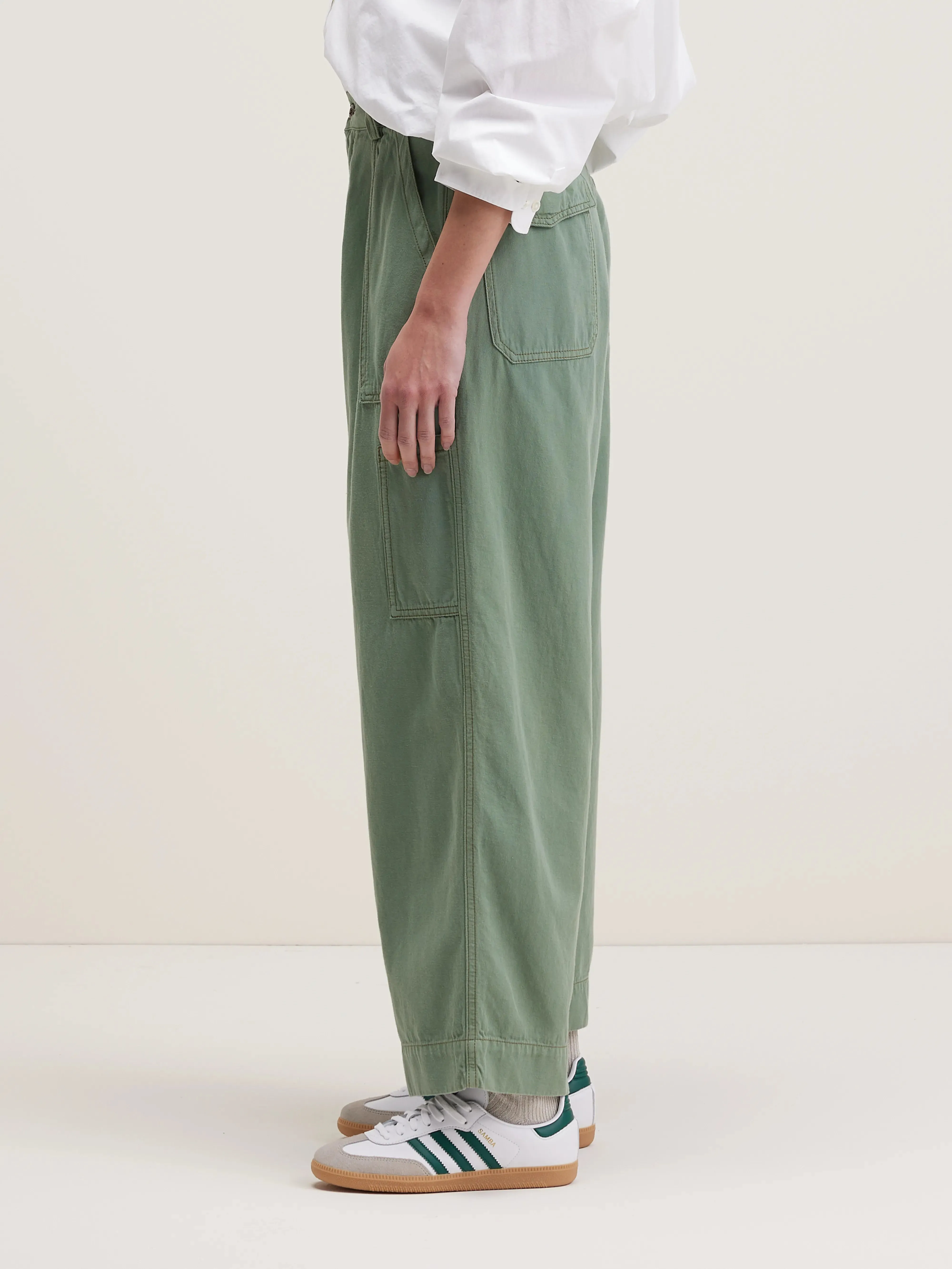 Pepin cargo trousers (242 / W / EUCALYPTUS) slim fit No Irritation Seams