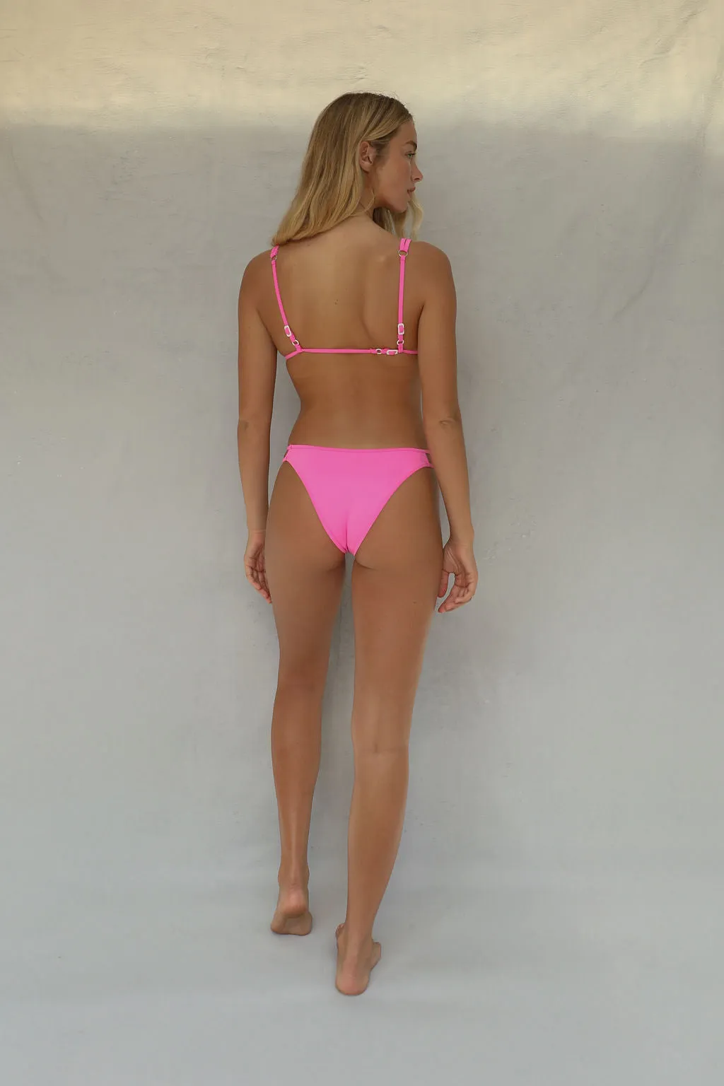 Thermal Regulation Layer Double Strap Bikini Bottom - Guava