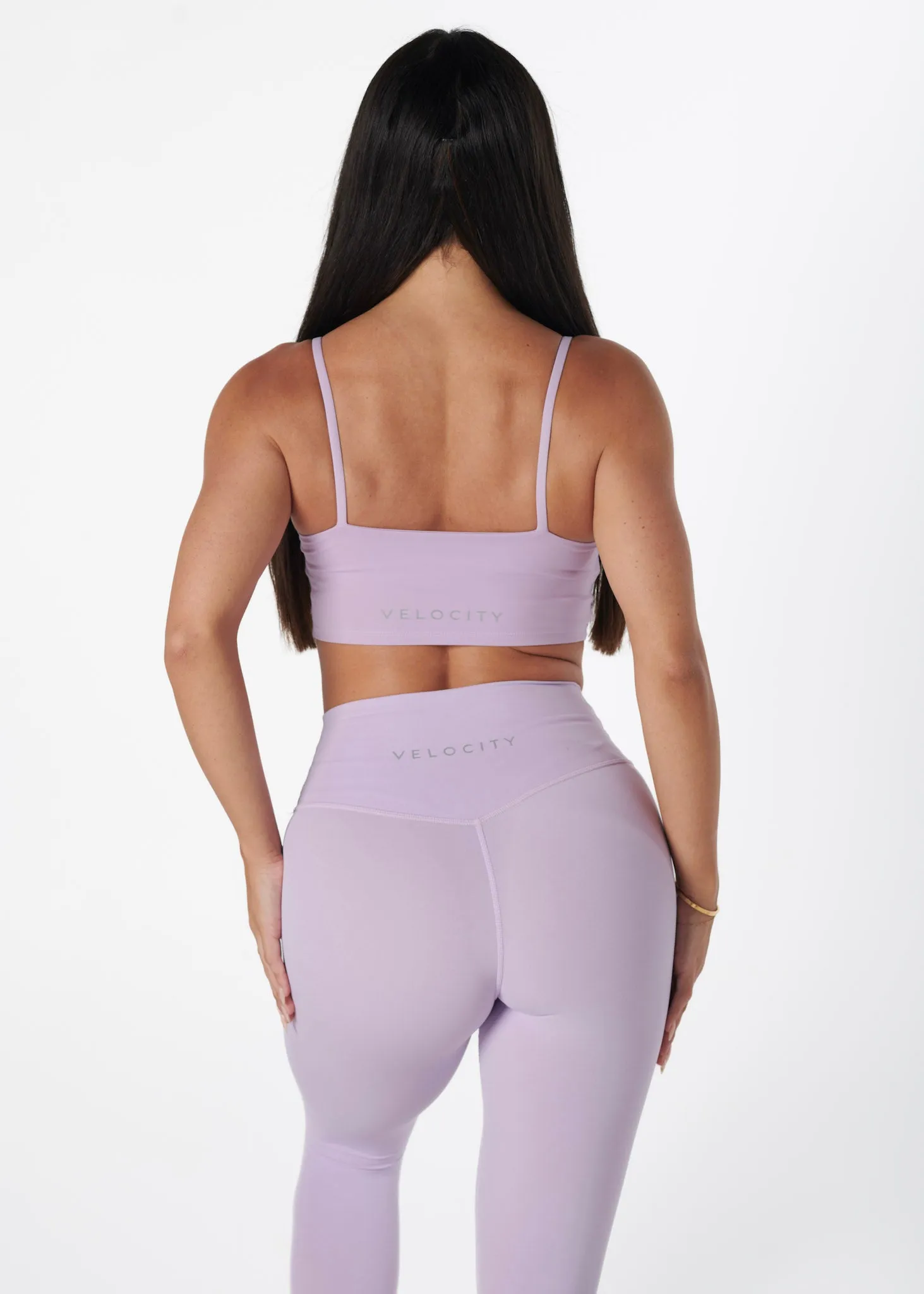 Reinforced Hem PERFORMANCE CROP - ORCHID