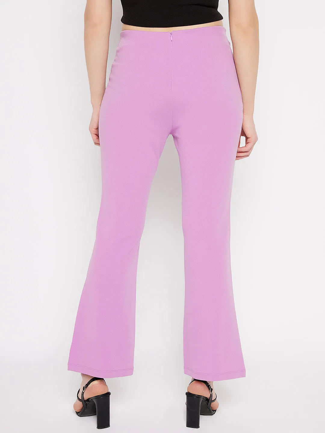 Effortless Style Chilly Wear Madame Mauve Trouser