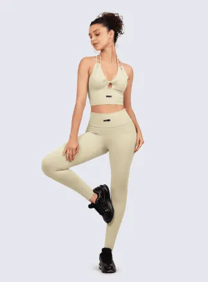 LEGGING EMANA POWER-BEIGE No Gap Waistline
