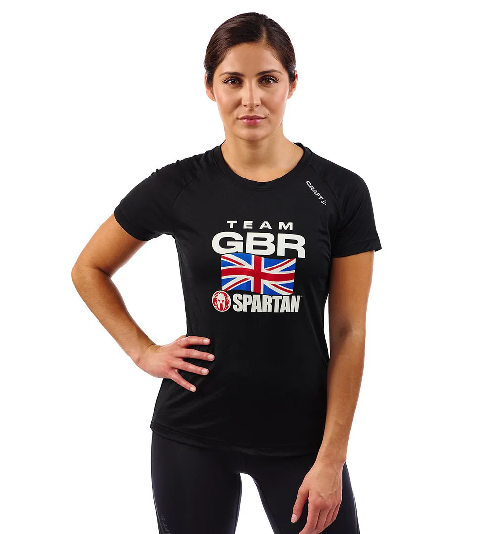 Practical Boots SPARTAN Great Britain Team Tee - Women's