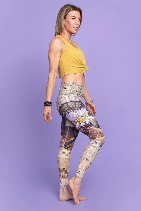 Niyama Sol Sphinx Barefoot Legging Comfort Fit Waistband Cozy Touch