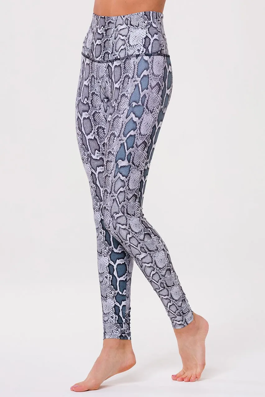 Cozy Wear Body Wrap Onzie High Rise Legging - Black/White Viper