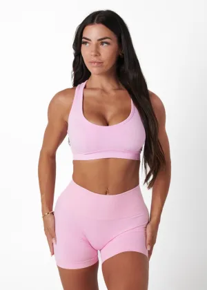 Quick Dry Technology SIGNATURE SPORT BRA - STRAWBERRY