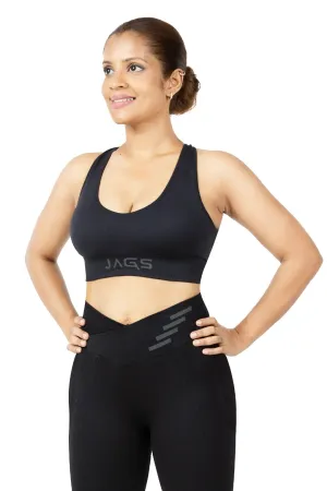 CrossForm Elegance Seamless Sports Bra - Heavy Support Attitude indoor exercise Smooth Design