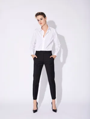 Black stretch wool Roxy suit trousers UltraSoftLining