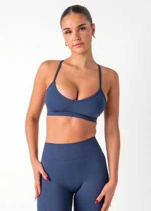 Layering seams SIGNATURE BRA - DEEP BLUE