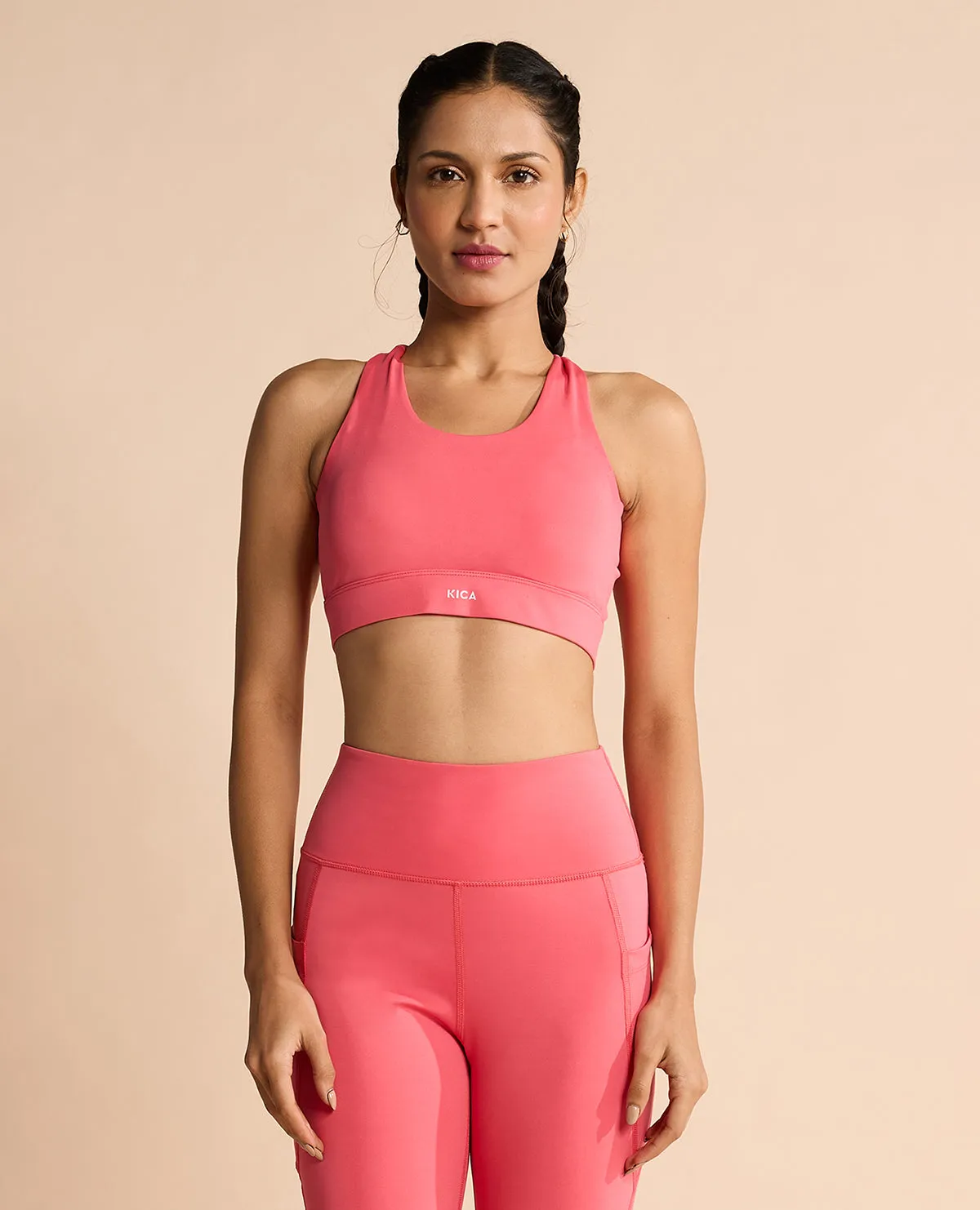 High Impact & Full Coverage Crostini Sports Bra Breathable Lining