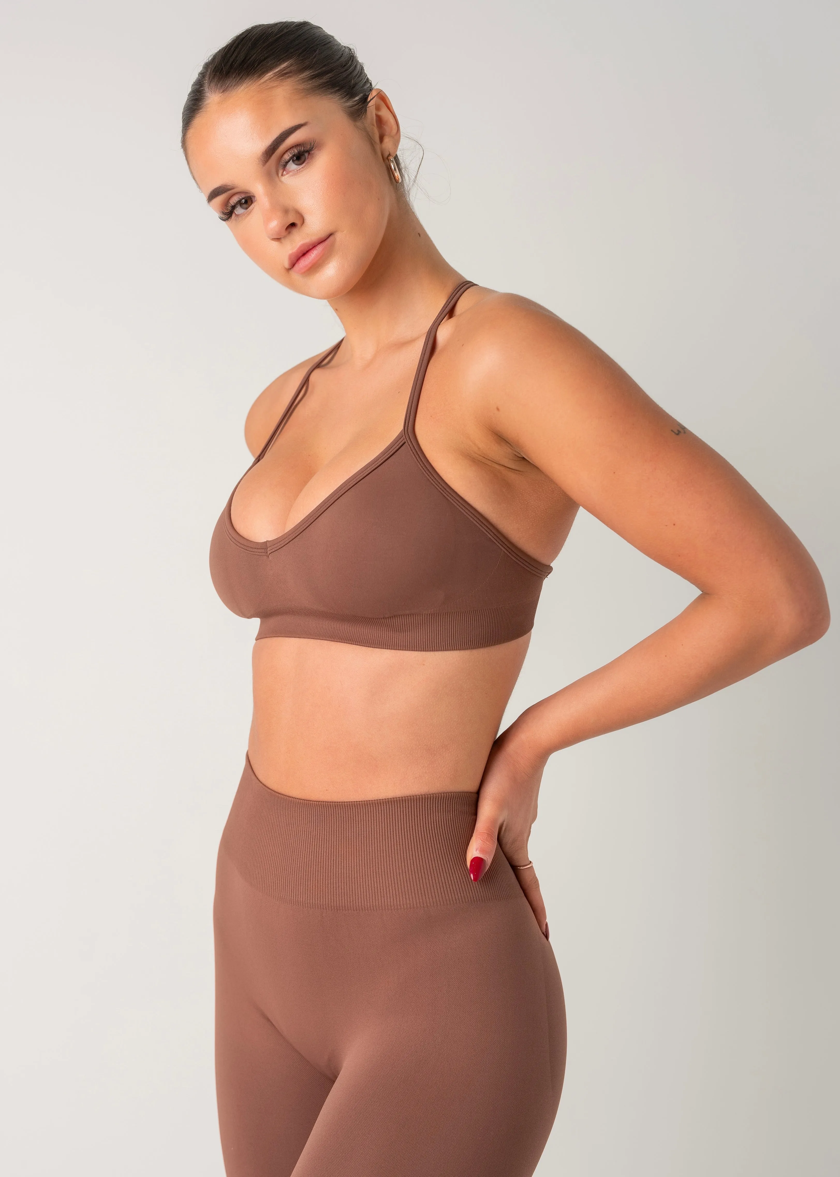 SIGNATURE BRA - CHOCOLATE Smooth Fit Snag Free Fabric