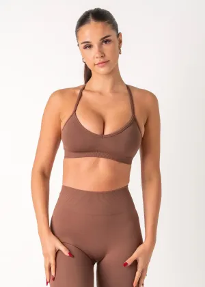 Pressure Distributing Design SIGNATURE BRA - CHOCOLATE