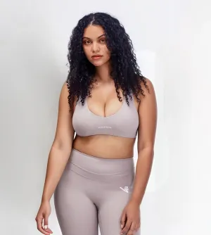 Beige Infinity  Sports Bra sports event