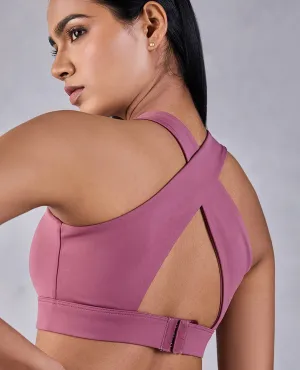 High Impact & Full Coverage Crostini Sports Bra Endurance training Versatile Closure