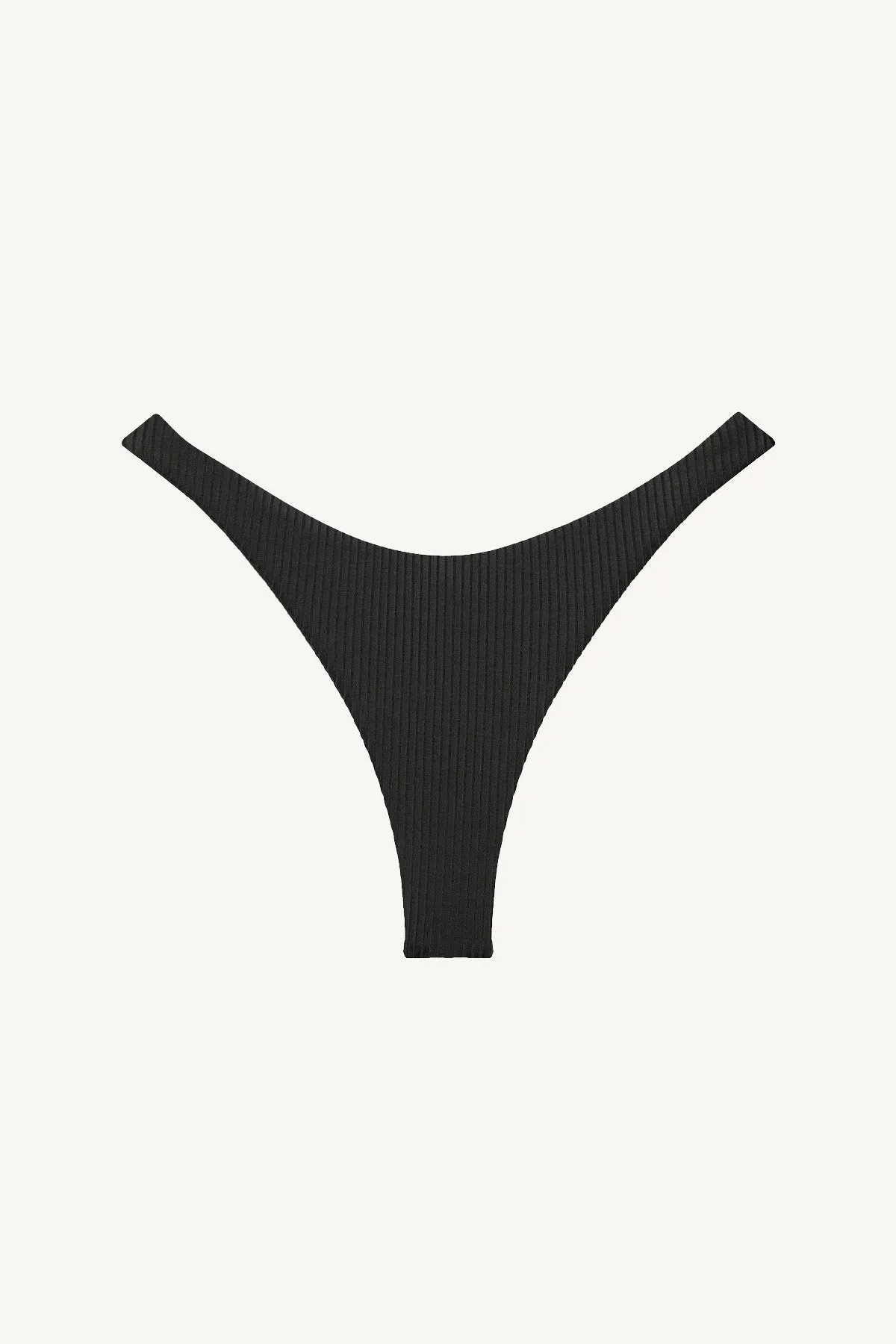 Flexible Underwire Design Moisture Wicking Fibers Stevie Bottom - Black EcoRib