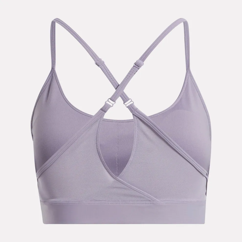 Reebok Women's Lux Strappy Purple Bra sports events Everyday Use