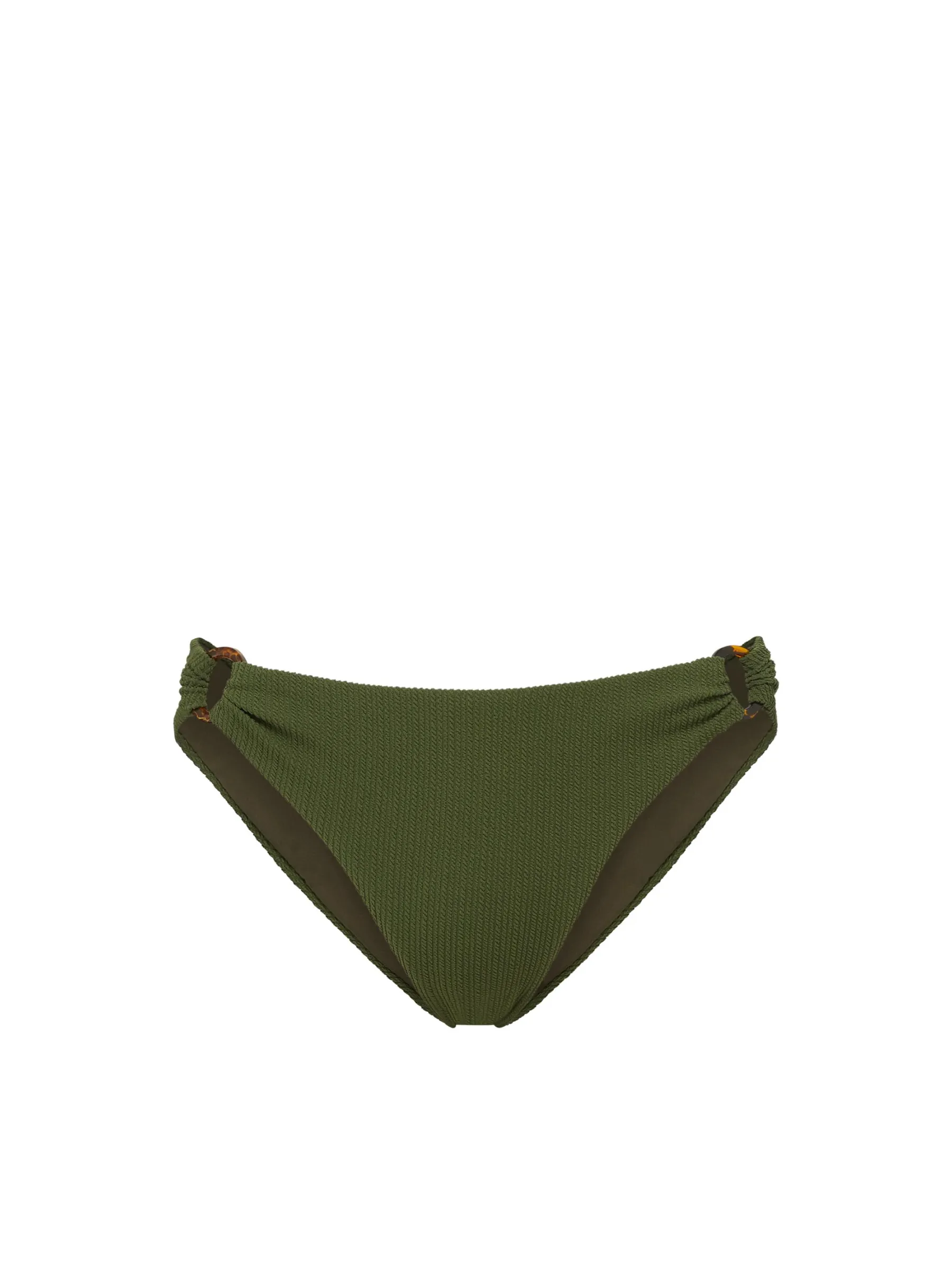 Camilla Ring Bottom Olive Texture Quick Release Clasps Contoured Cup Structure