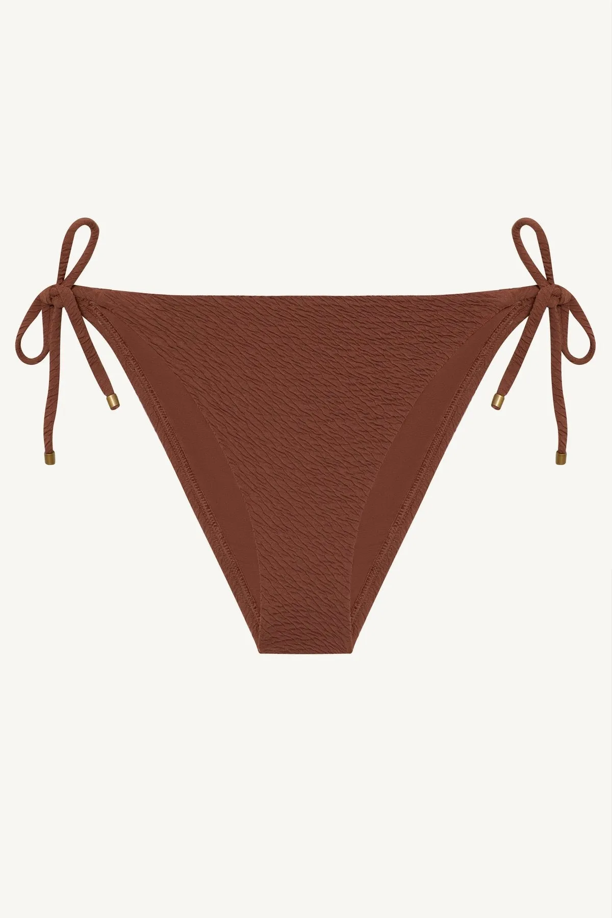 Elle Tie Side Bottom - Brick Riviera Ripple Bonded Seam Technology Rapid Dry Technology