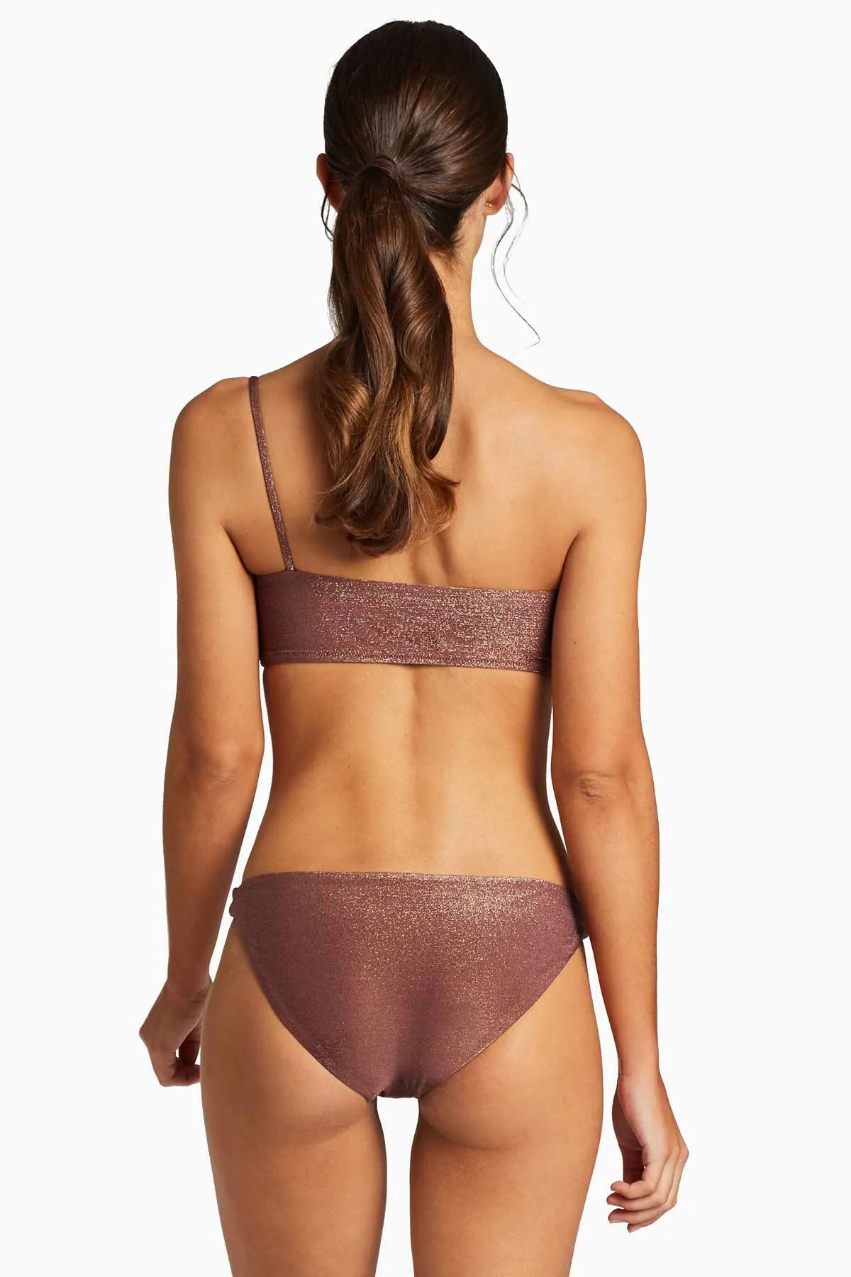 Claire Top - Supernatural Metallic Quick Pull Adjustment Crisscross Back Design