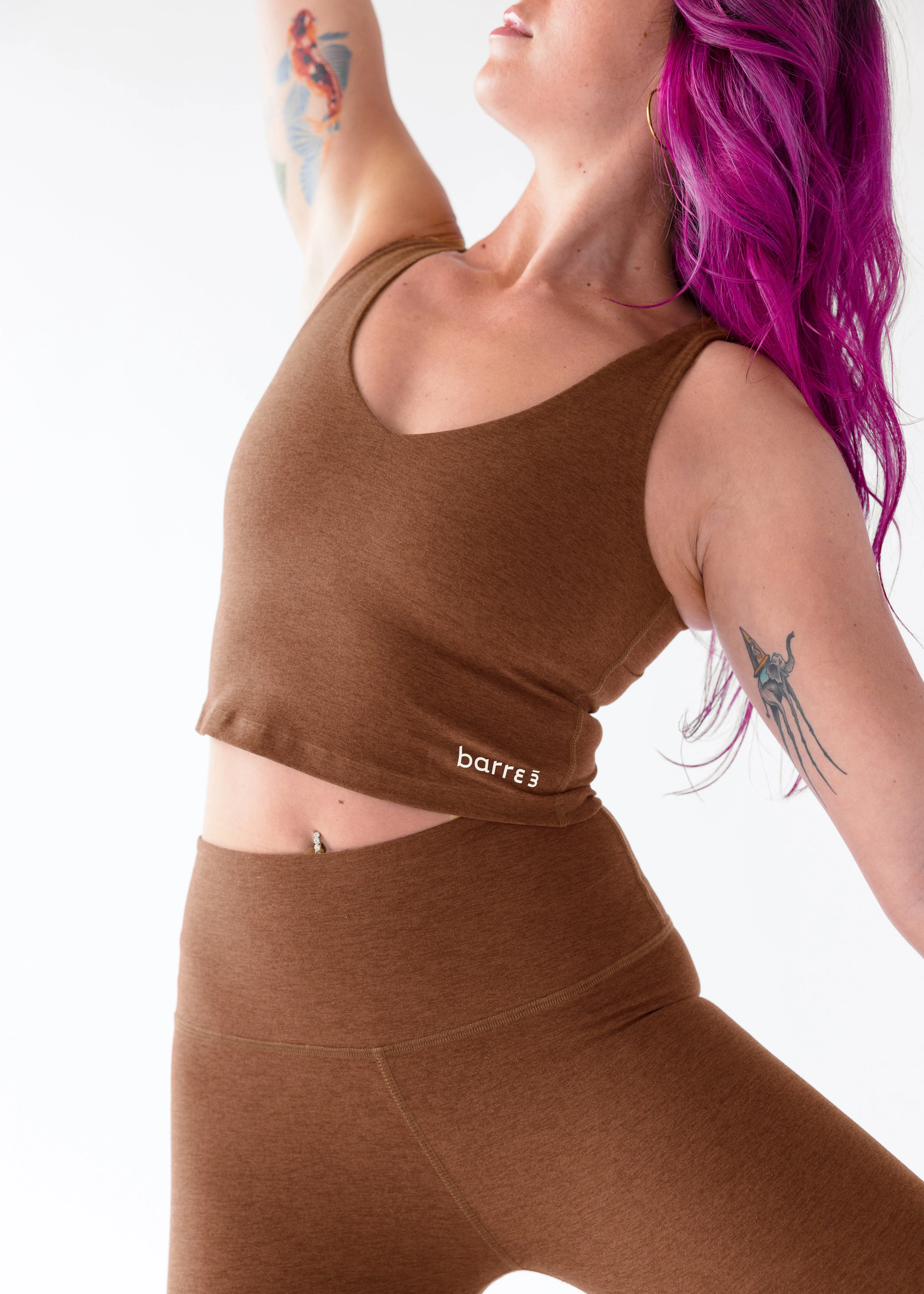 Global Glow Spacedye Fresh Cut Cropped Tank