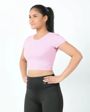DareGlam Crossover Crop Top - Confidence in Style Sustainable Textile Timeless Layering