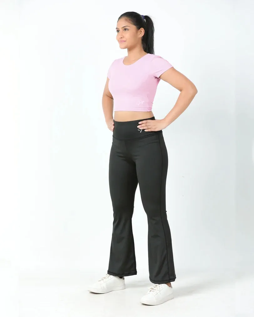 Basic Layering DareGlam Crossover Crop Top - Confidence in Style