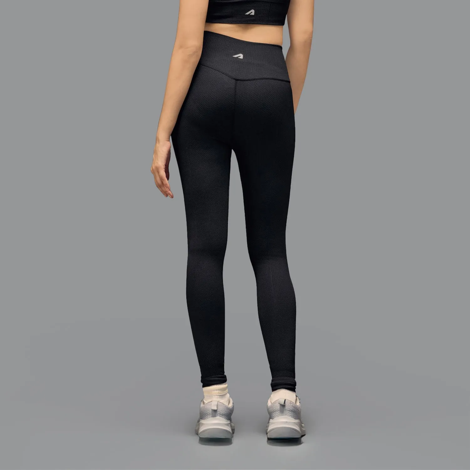 Limitless snatched high waisted diamond legging - Black Modern Cut