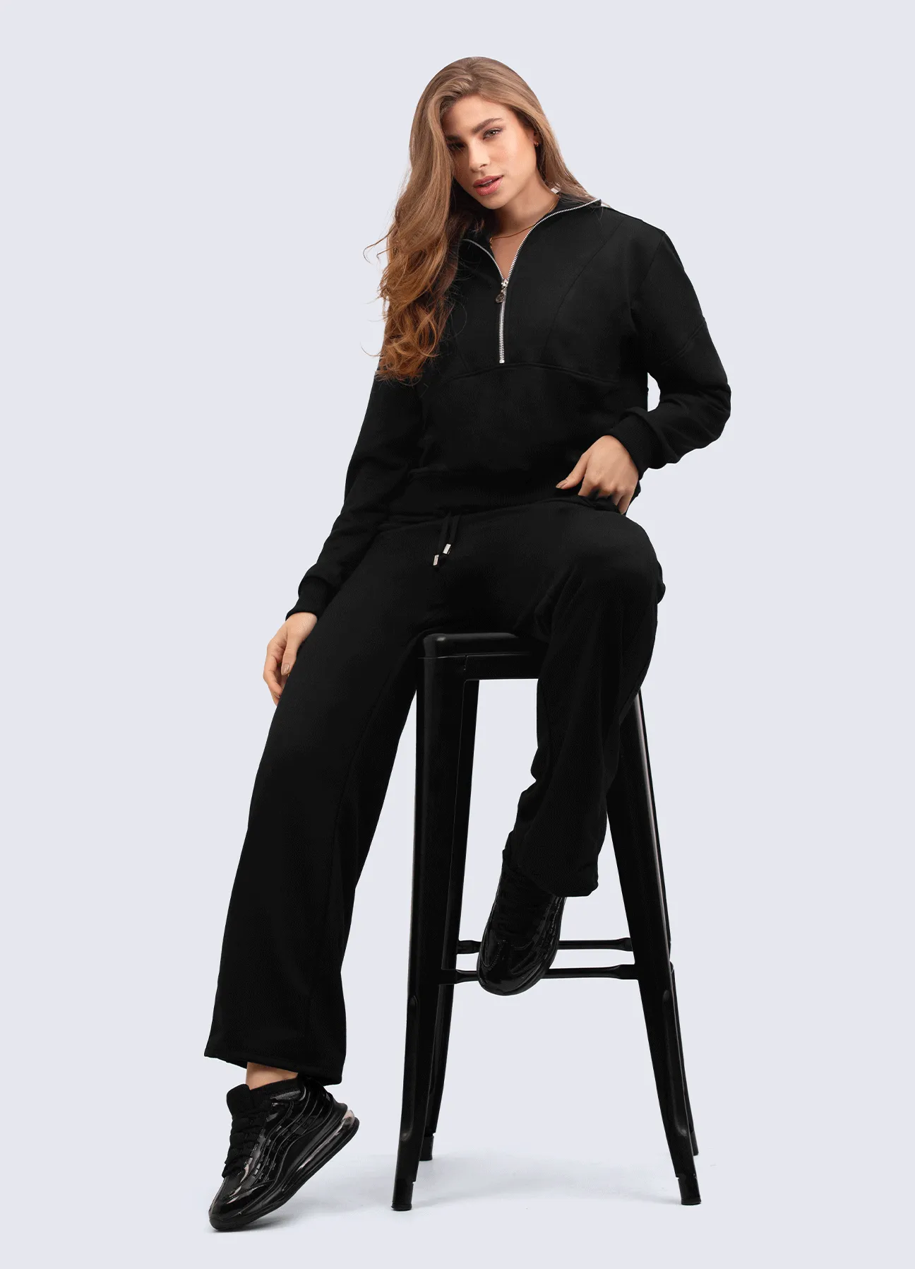 PANT  POWERFUL-BLACK Chic Comfort Wear