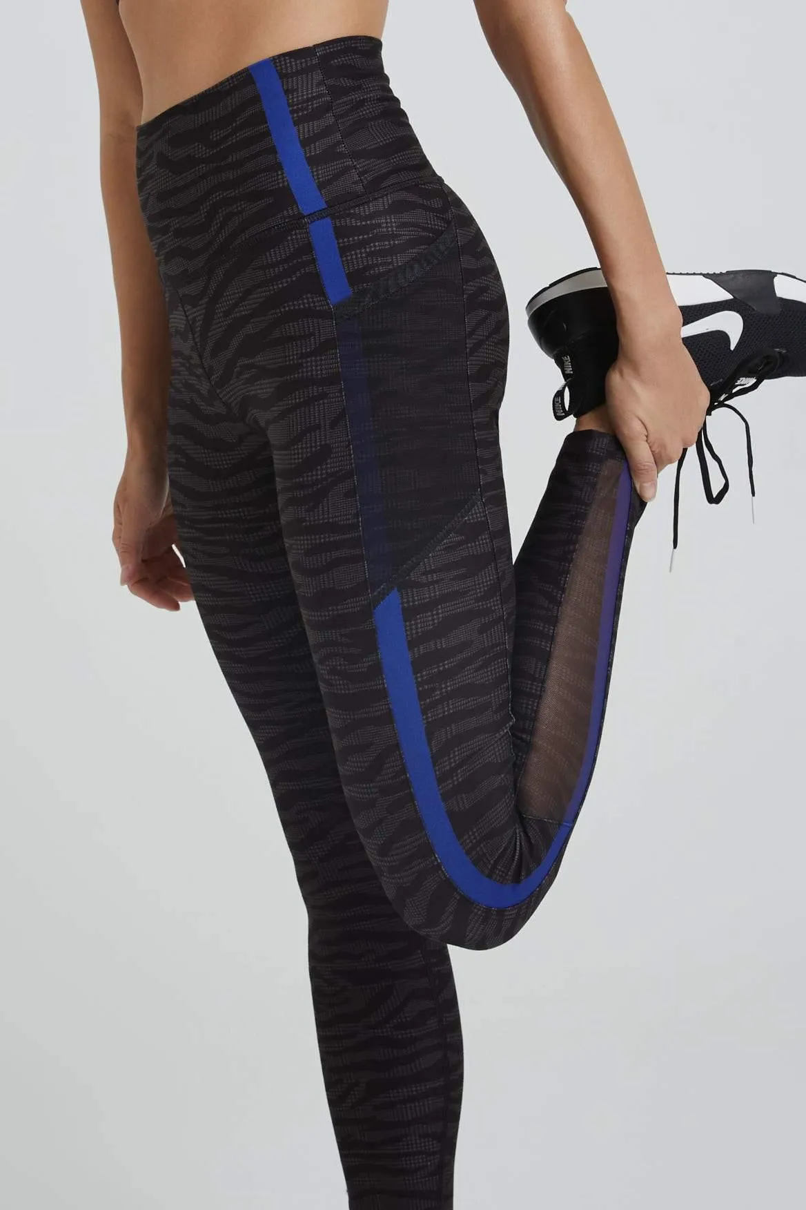 Everyday Movement Wear It To Heart Nala Legging - Zebra w/Cobalt Blue