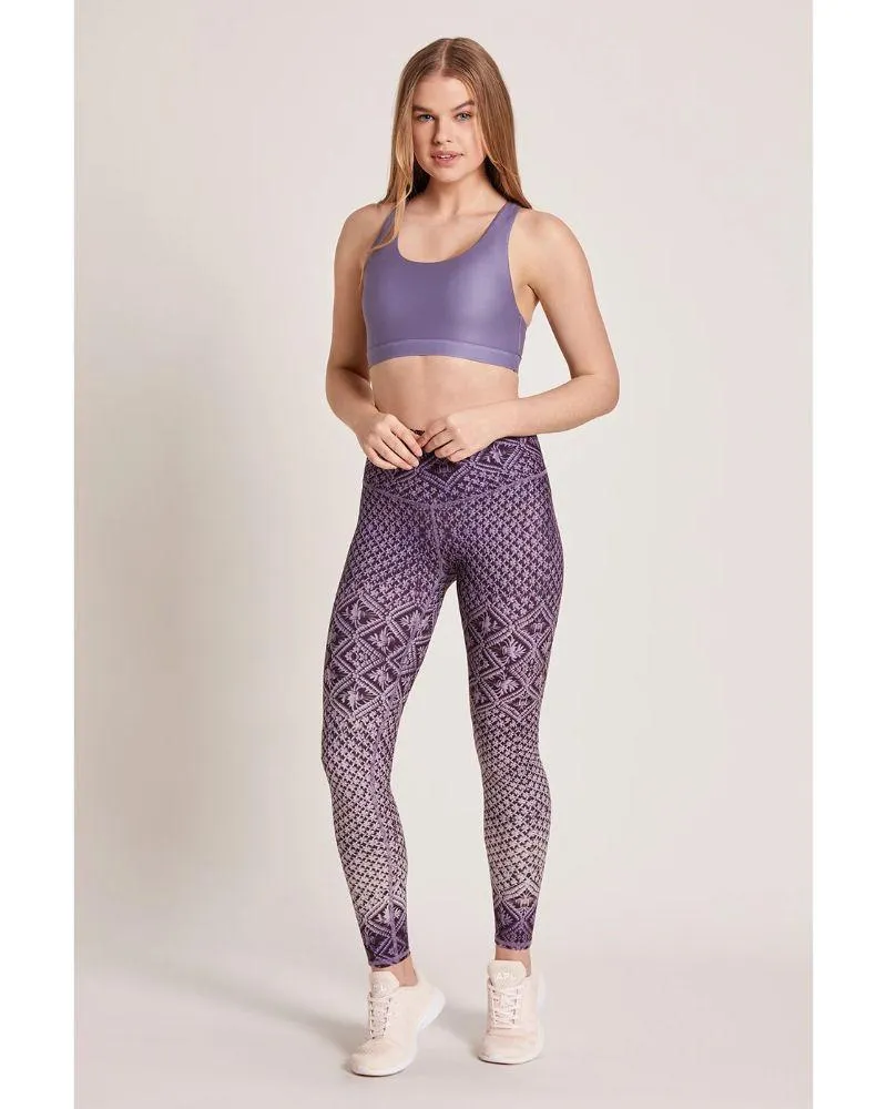 Niyama Sol Macrame' Amethyst High Waist Legging Modern Street