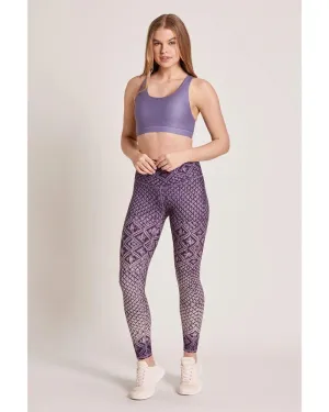 Niyama Sol Macrame' Amethyst High Waist Legging Modern Street