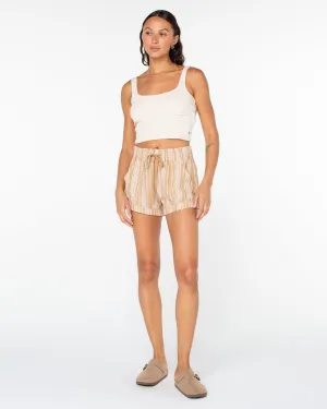 Anti Cling Technology Golf Apparel Lagoon Stripe Short