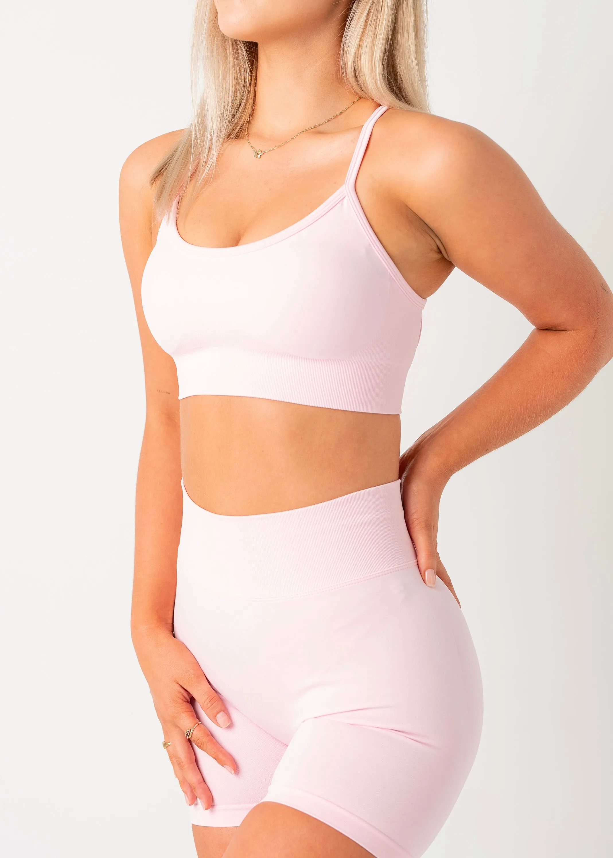 Removable straps Colorful active clothing SUPPORT MINI BRA - GUAVA