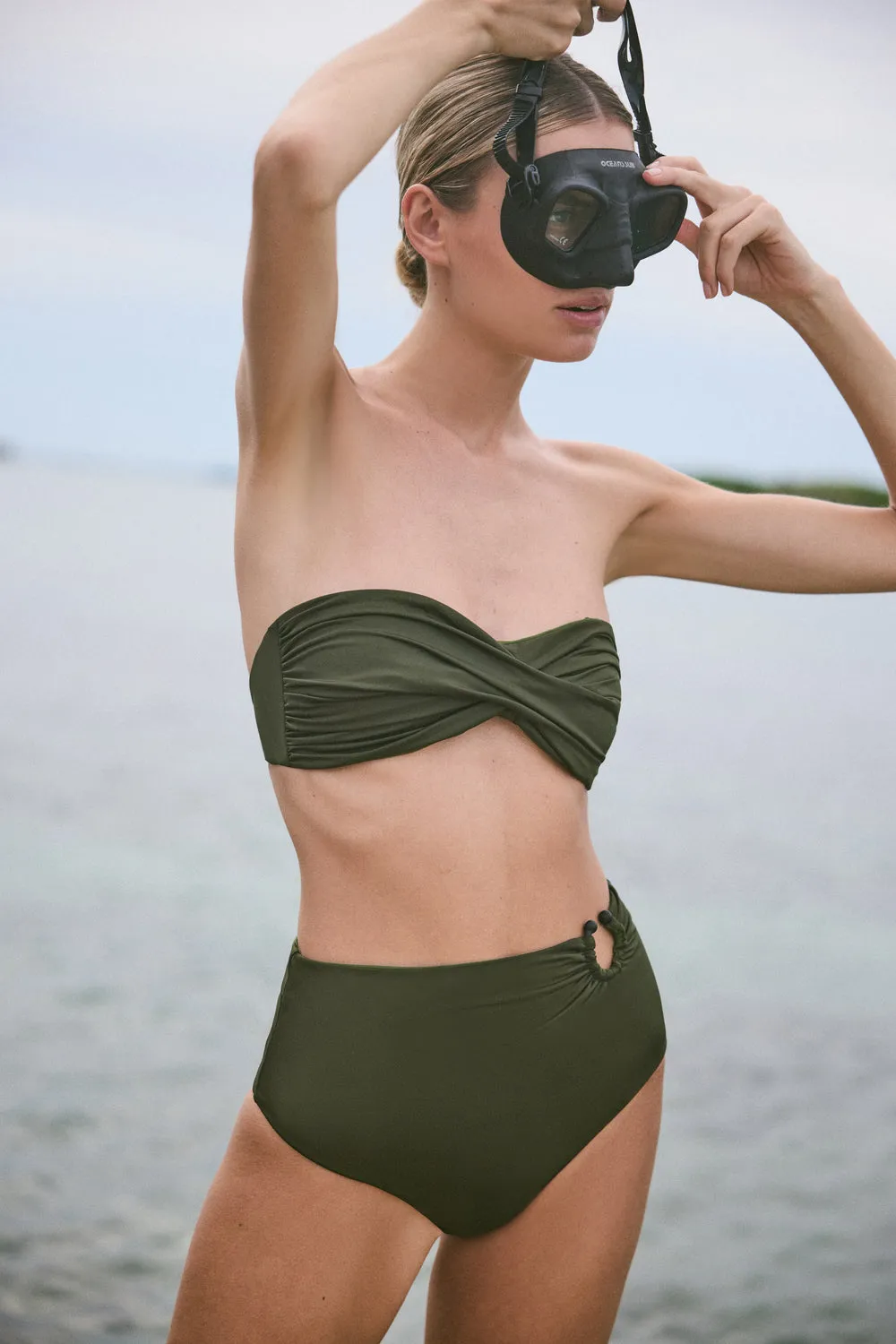 Marinera Bikini Bottom Breathable Mesh Panels Rounded Seam Technique