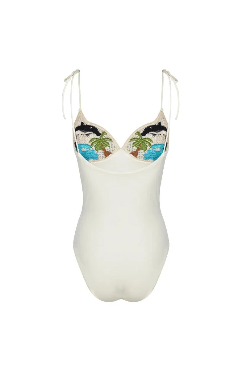 Dolphin One Piece Swimsuit Smart purchase All-Weather