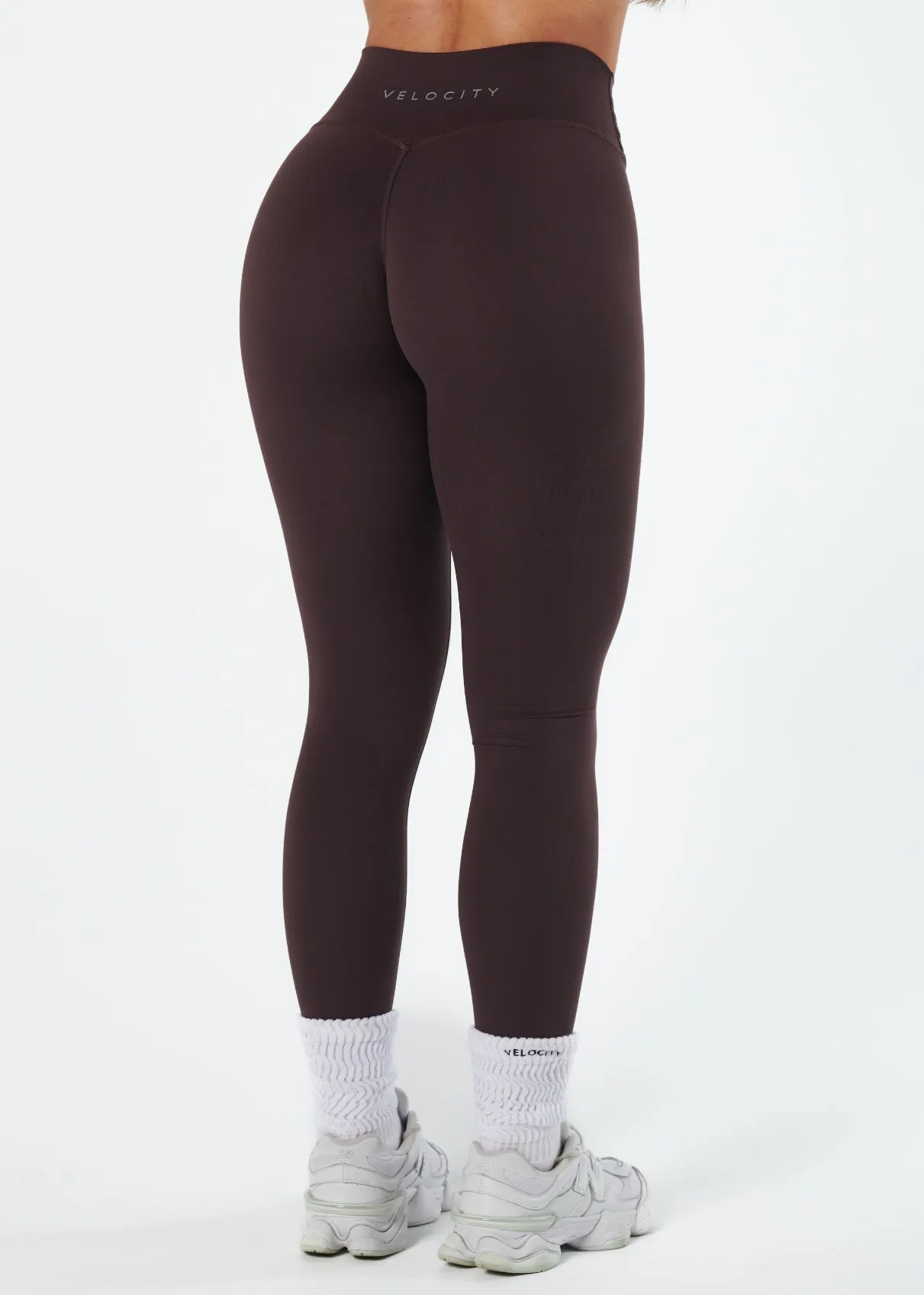SERENE INVISIBLE SCRUNCH LEGGINGS - COCOA All Day Comfort