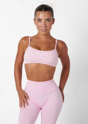 V SCULPT BRALETTE - STRAWBERRY Flexible Closure