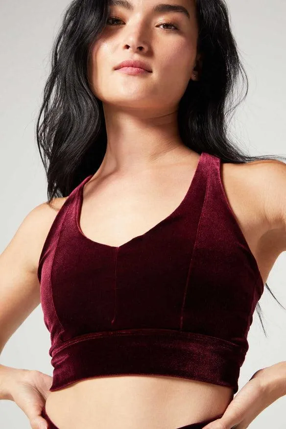 Hiking groups Enhancing Wear It To Heart Irene Bra - Velvet Burgundy