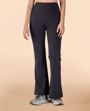 Formal Flare Pants in Second SKN Black Cozy Material Cozy and Relaxed
