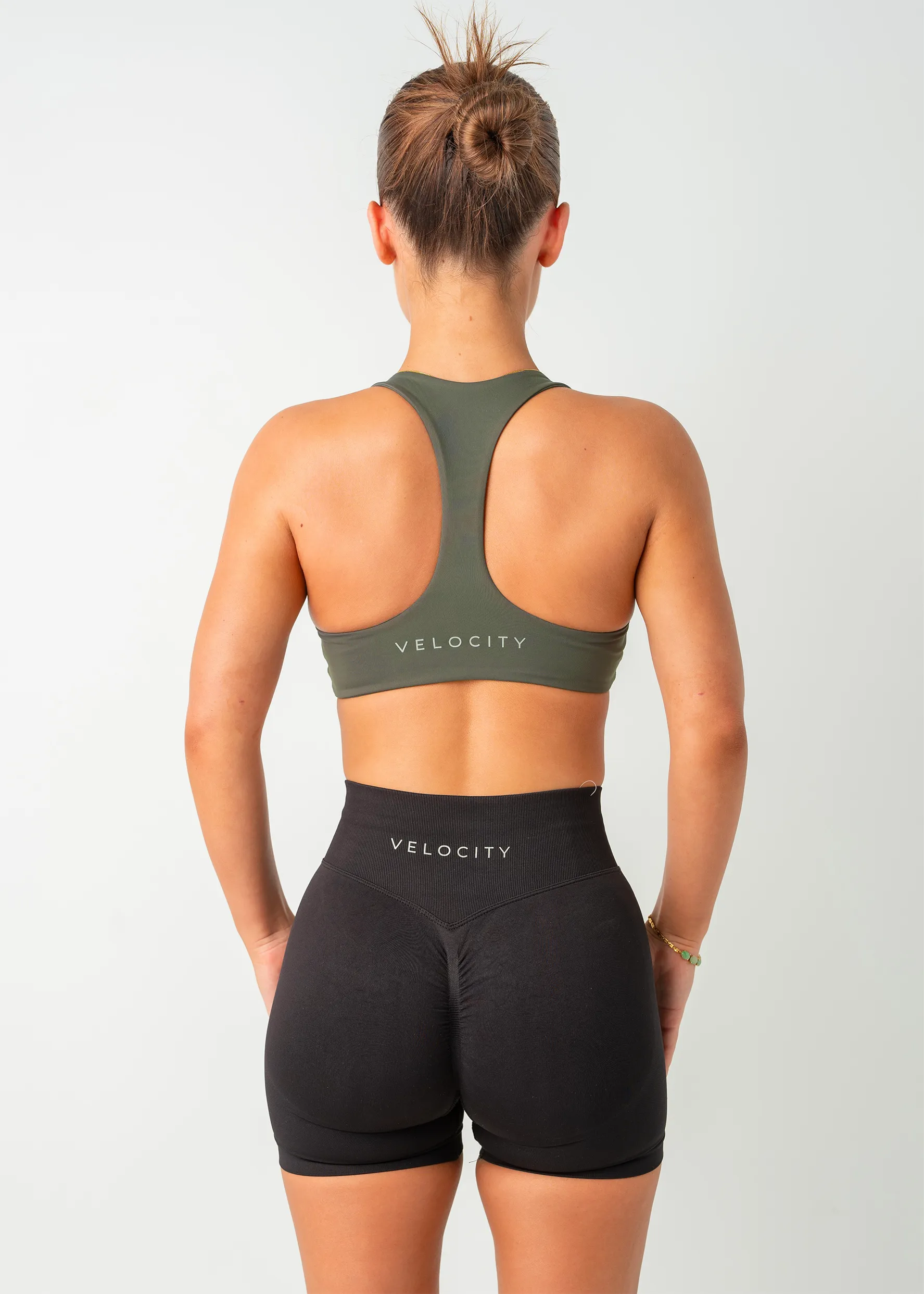 MINIMAL RACER BRA - PINE Anti-bacterial Comfortable Wear