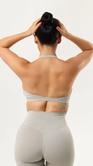 Signature Halter Bra stretchy design Glued seams