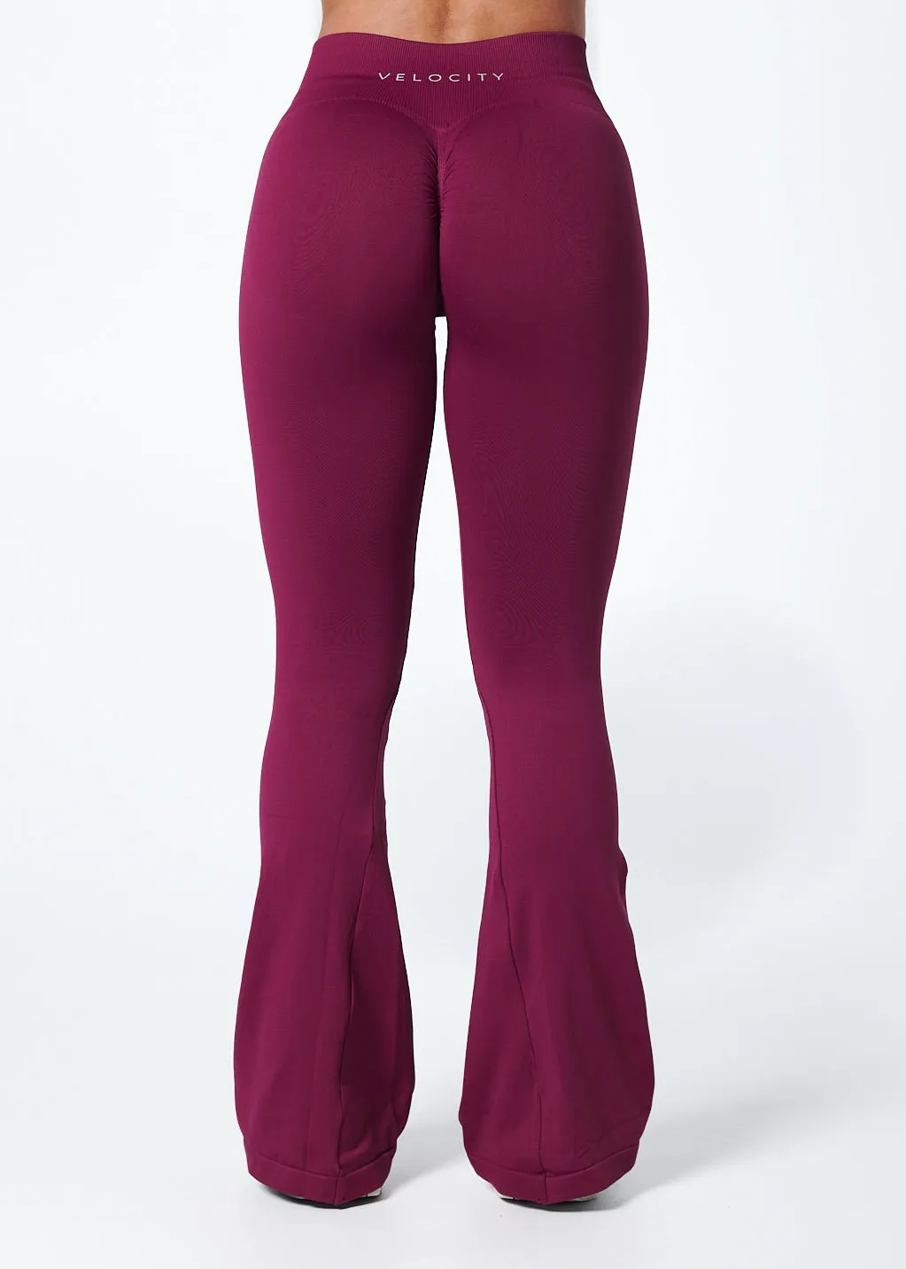 Lightweight Design SIGNATURE SCRUNCH FLARES - BERRY
