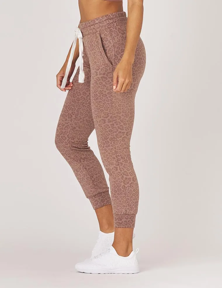 Stay Dry Glyder Halfway Jogger - Cocoa Leopard