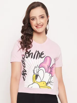 Madame Disney Daisy Nude Regular Fit T-Shirt Abstract mystery