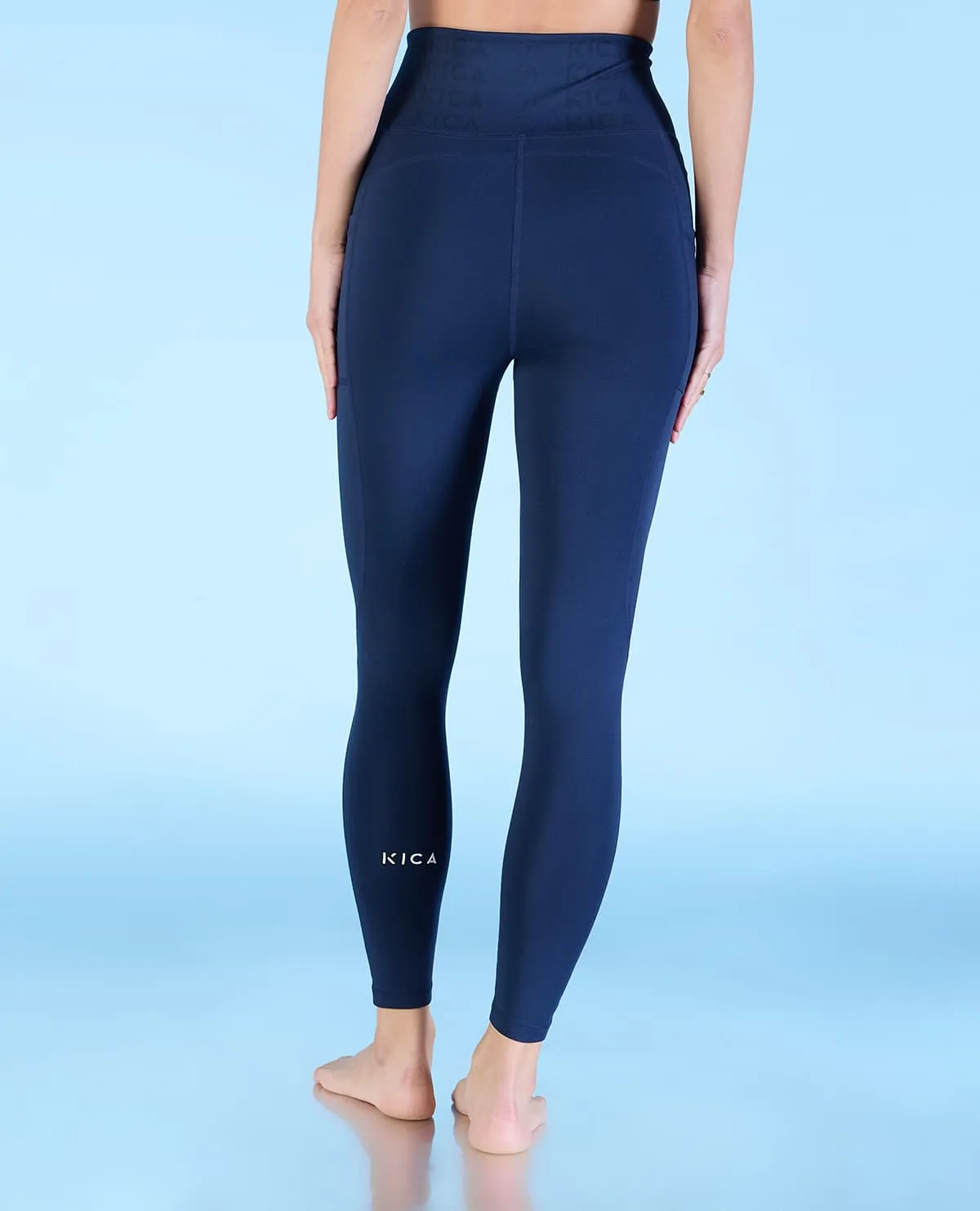 Women Cross Waist Mid Rise Leggings Sweat Resistant Material Thermal Warm All Ages