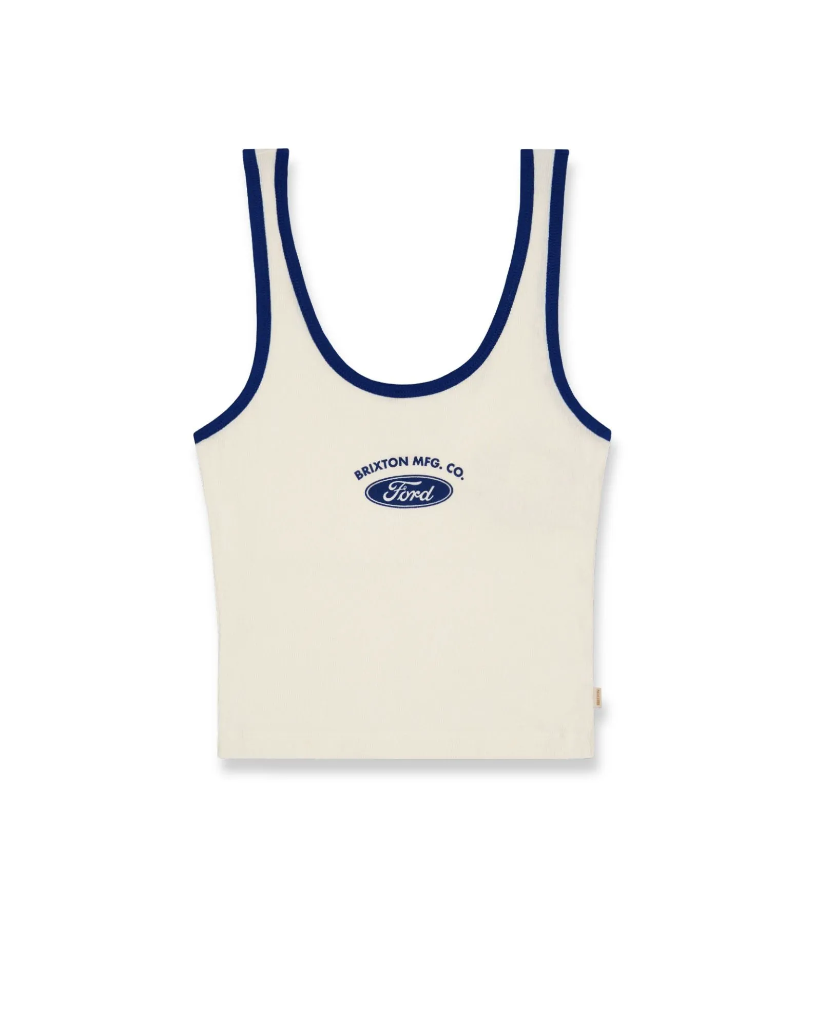 Adaptive Compression Brixton x Ford Banner Ringer A-Tank Top - Wimbledon White