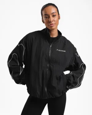 Tunero Track Jacket - Black Glam Night british retro