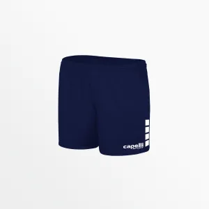 Eco Core AntiPilling Fabric WOMEN'S TEAM MATCH SHORTS WITH 3'' INSEAM AND CUBES